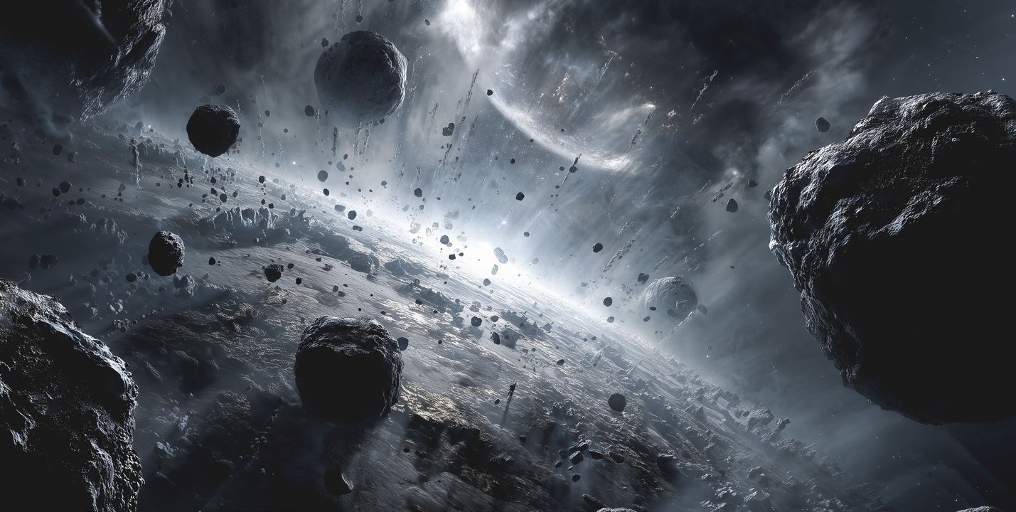 The birth of Chaos: matter forming in the void